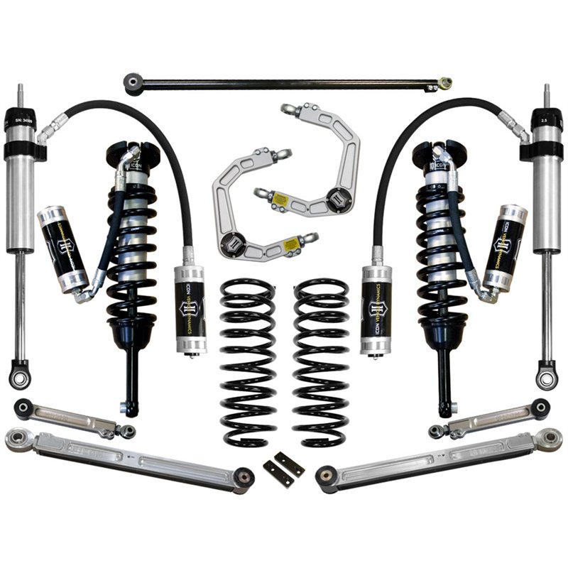 ICON Alloys | 2010-2023 Toyota 4Runner/2010-2014 Toyota FJ Cruiser, 0-3.5in Lift Stage 6 Suspension System, Billet UCA - 4Runner