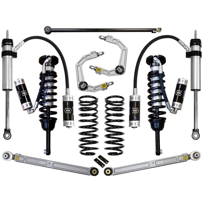 ICON Alloys | 2010-Up Lexus GX460, 0-3.5in Lift, Stage 5 Suspension System, Billet UCA - GX460 4.6L 2010-2022