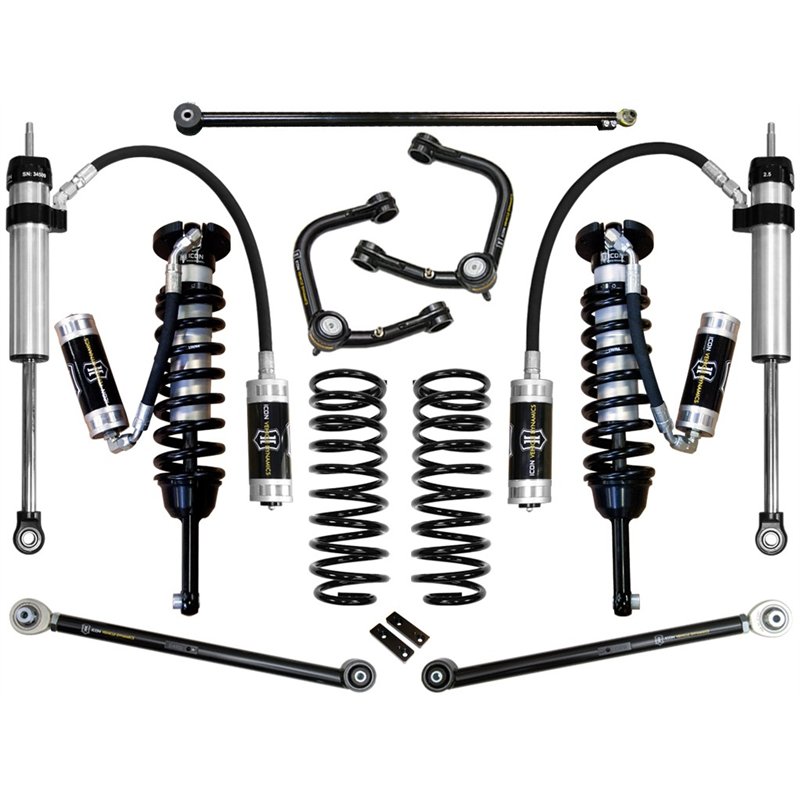 ICON Alloys | 2010-Up Lexus GX460, 0-3.5in Lift, Stage 5 Suspension System, Tubular UCA - GX460 4.6L 2010-2022