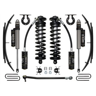ICON Alloys | 17-23 Ford F250/F350, 2.5-3in Lift, Stage 3 Coilover System w/ Leaf Springs - F-250 / F-350 2017-2023
