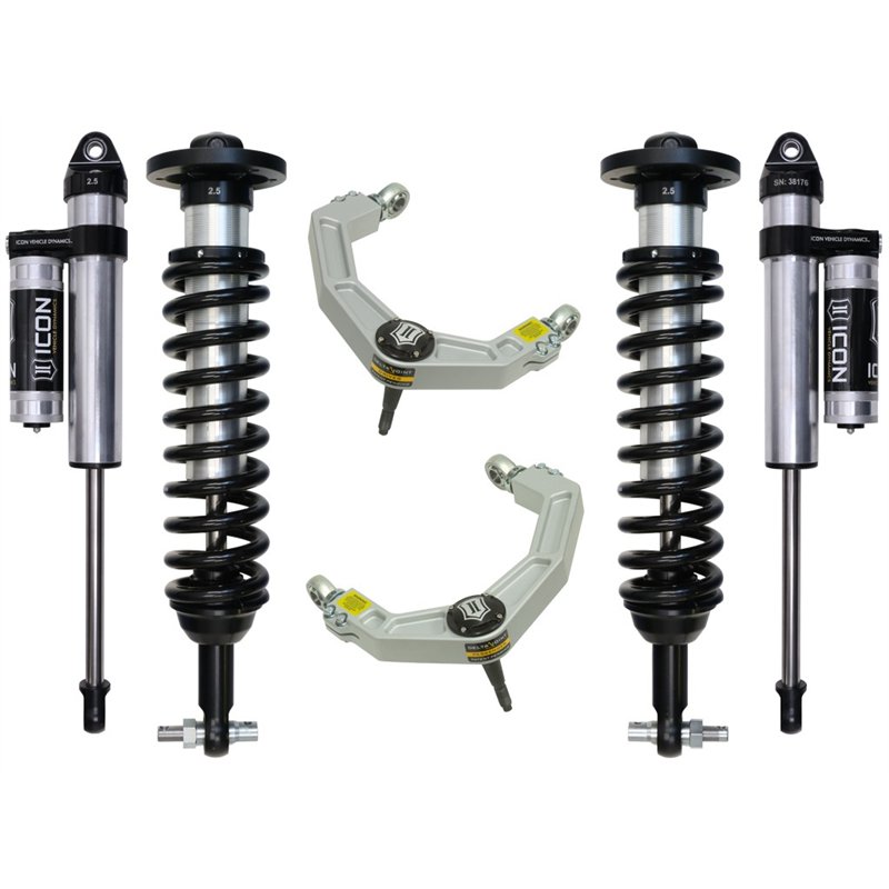 ICON Alloys | 2015-20 Ford F150 4WD, 0-2.63in Lift, Stage 3 Suspension System, Billet UCA - F-150 2015-2020
