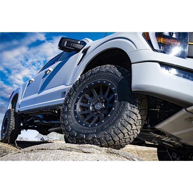 ICON Alloys | 2021-2023 Ford F-150 Tremor, 2.5-3in Lift, Stage 1 Suspension System, Billet UCA - F-150 2021-2024