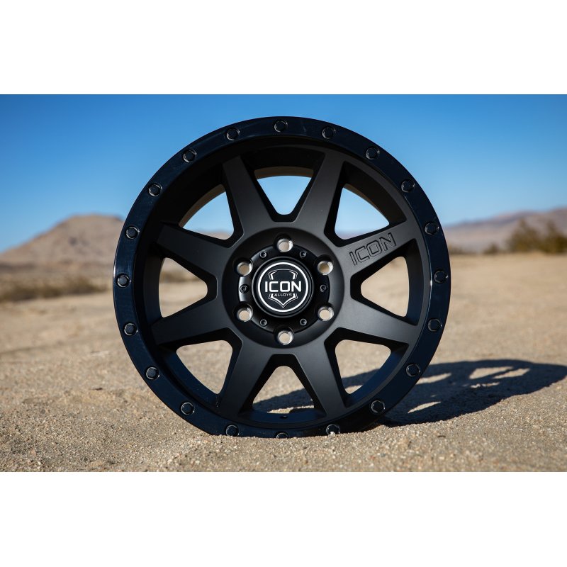 ICON Alloys | Rebound 17X8.5 ET25 - Double Black