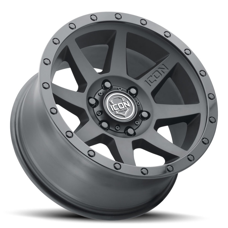 ICON Alloys | Rebound 18X9.0 ET0 - Double Black