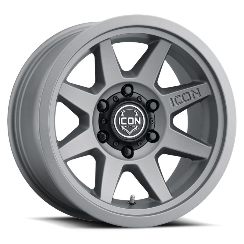 ICON Alloys | Rebound SLX 17X8.5 ET0 - Charcoal