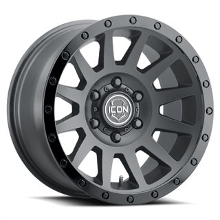 ICON Alloys | Compression 17X8.5 ET25 - Double Black