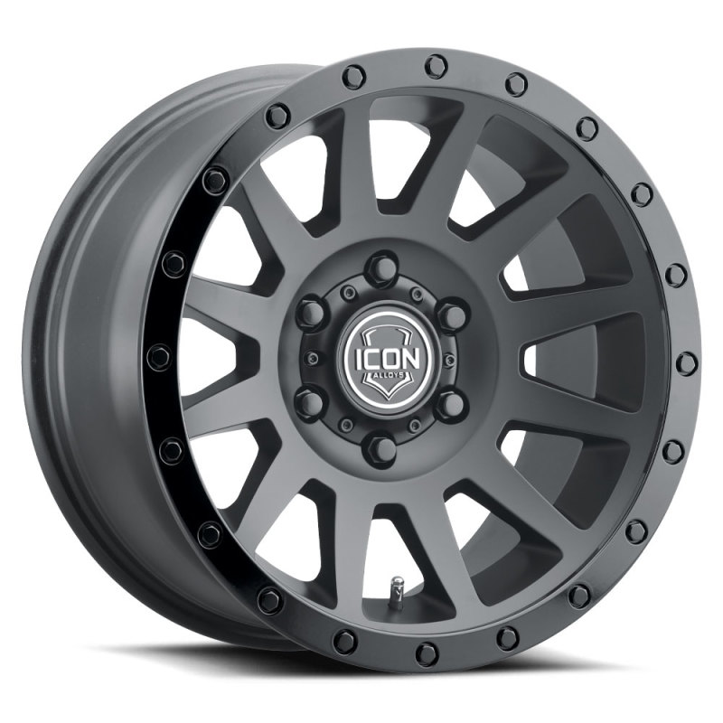 ICON Alloys | Compression 18X9.0 ET0 - Double Black