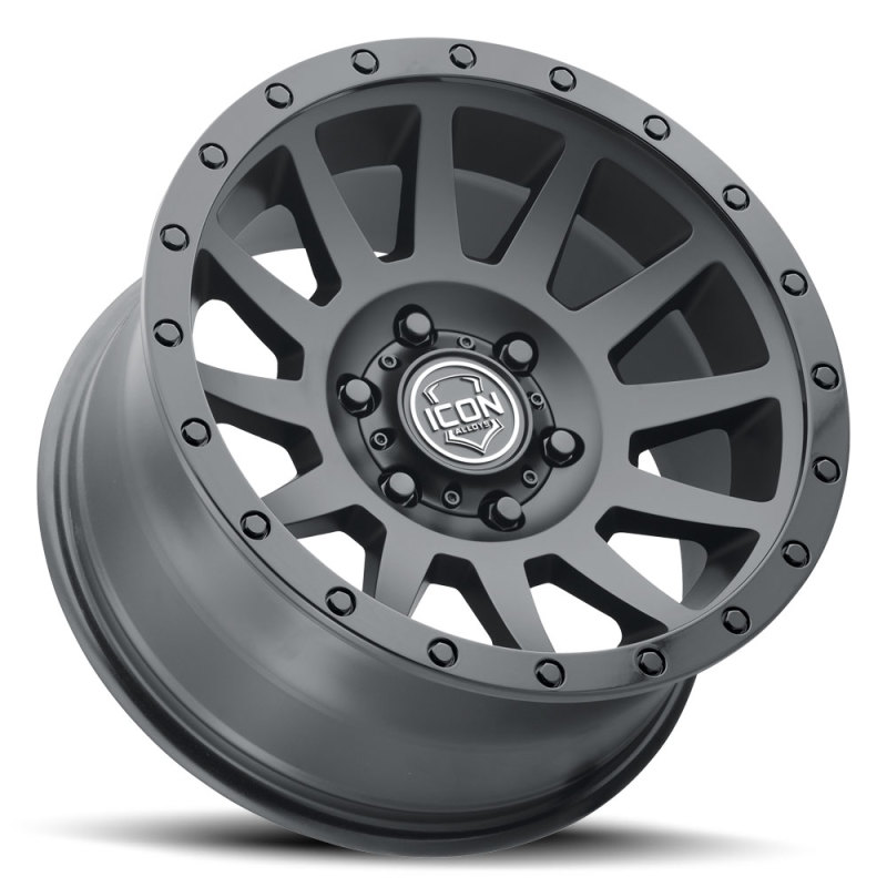 ICON Alloys | Compression 18X9.0 ET0 - Double Black