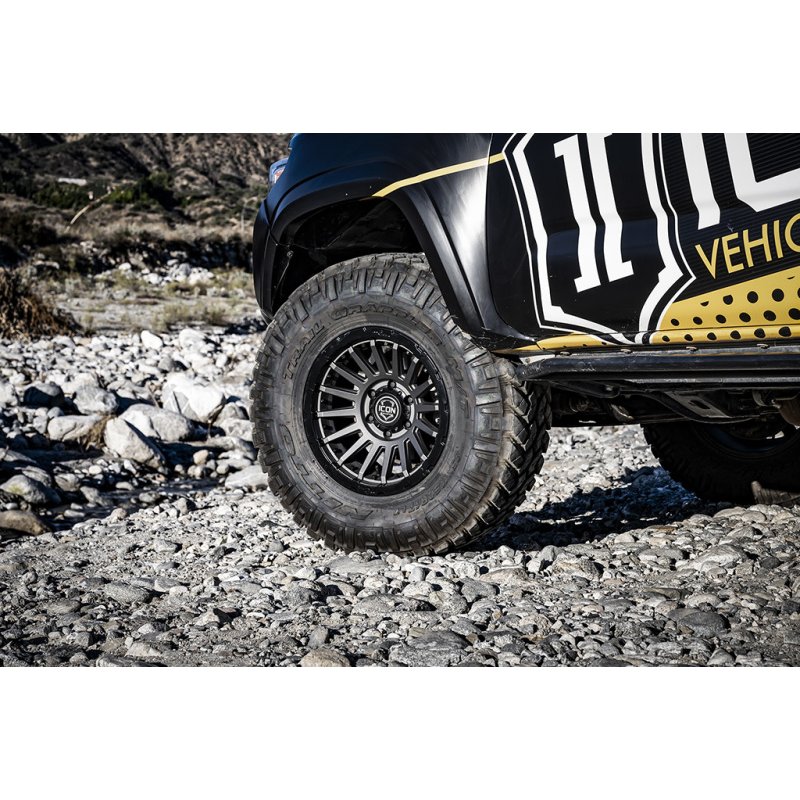 ICON Alloys | Recon Pro, Charcoal, 17 x 8.5 / 6 x 5.5, 0mm Offset, 4.75in BS