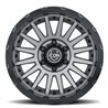 ICON Alloys | Recon Pro, Charcoal, 17 x 8.5 / 6 x 5.5, 0mm Offset, 4.75in BS