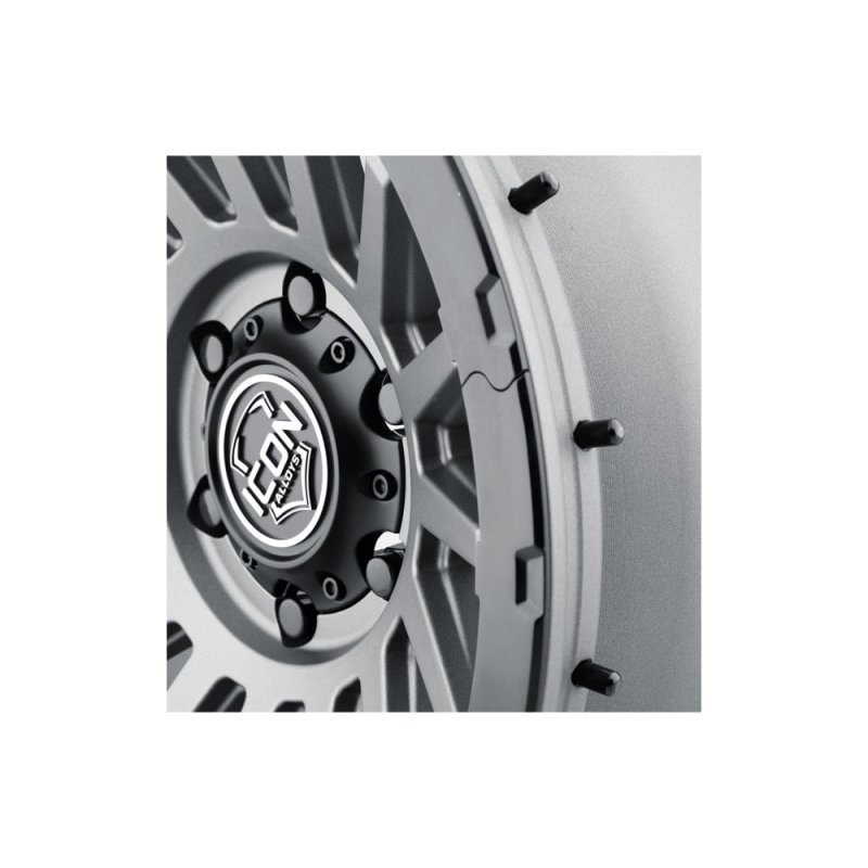 ICON Alloys | Recon Pro, Charcoal, 17 x 8.5 / 6 x 5.5, 0mm Offset, 4.75in BS