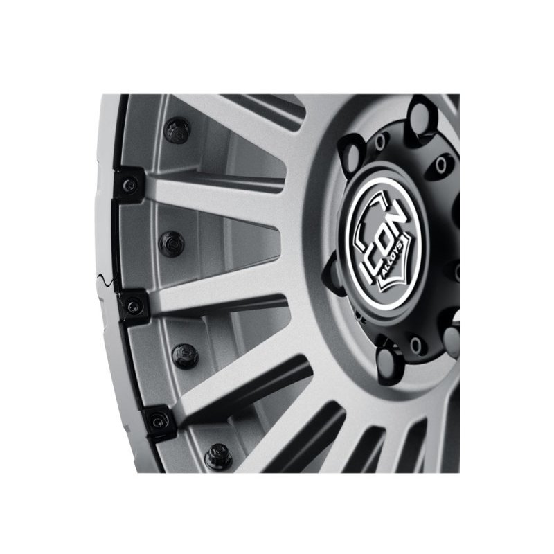 ICON Alloys | Recon Pro, Charcoal, 17 x 8.5 / 6 x 5.5, 0mm Offset, 4.75in BS