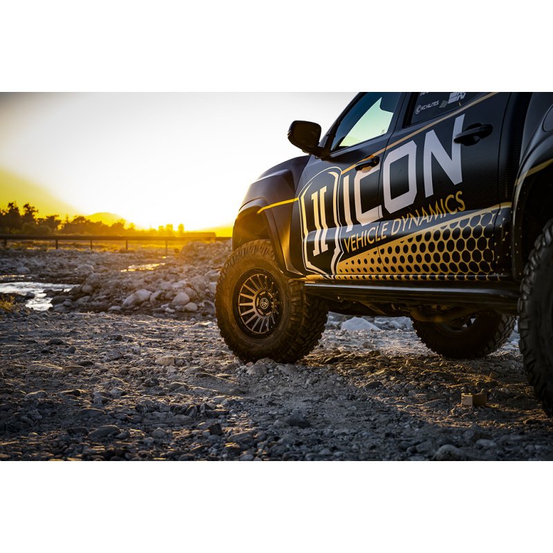 ICON Alloys | Recon Pro, Charcoal, 17 x 8.5 / 6 x 5.5, 0mm Offset, 4.75in BS