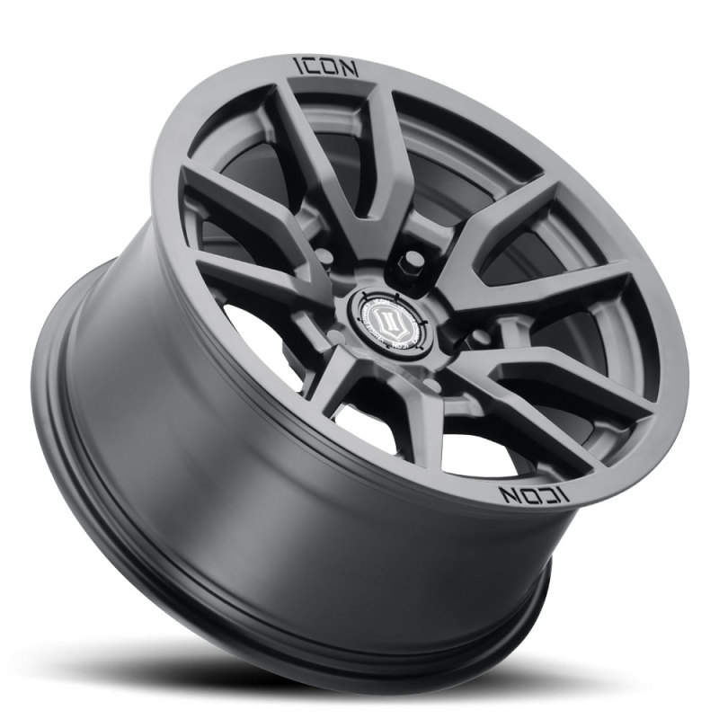 ICON Alloys | Vector 5 17X8.5 ET25 - Satin Black