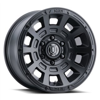 ICON Alloys | Thrust 17X8.5 - Satin Black