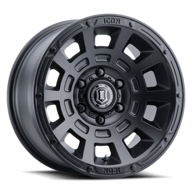 ICON Alloys | Thrust 17X8.5 - Satin Black