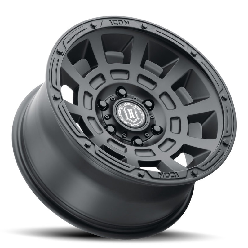 ICON Alloys | Thrust 17X8.5 - Satin Black