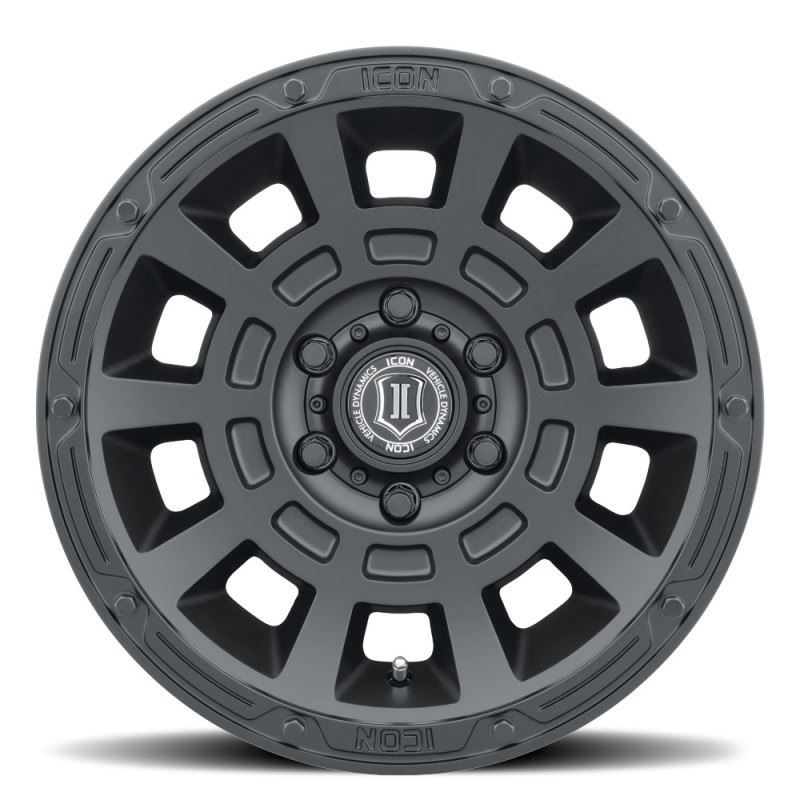 ICON Alloys | Thrust 17X8.5 - Satin Black