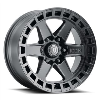 ICON Alloys | Raider 17X8.5 ET0 - Satin Black