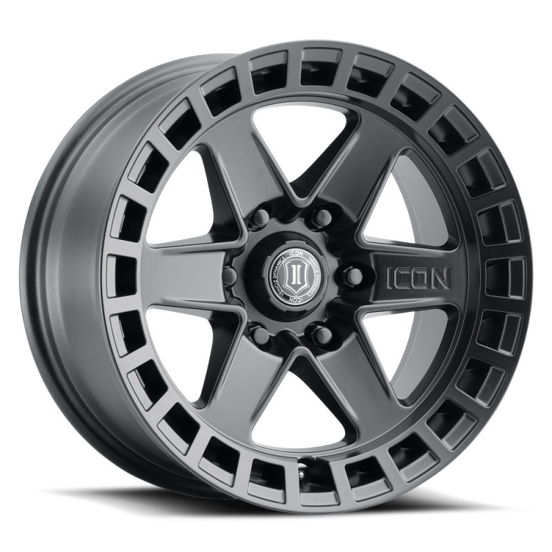 ICON Alloys | Raider 17X8.5 ET0 - Satin Black