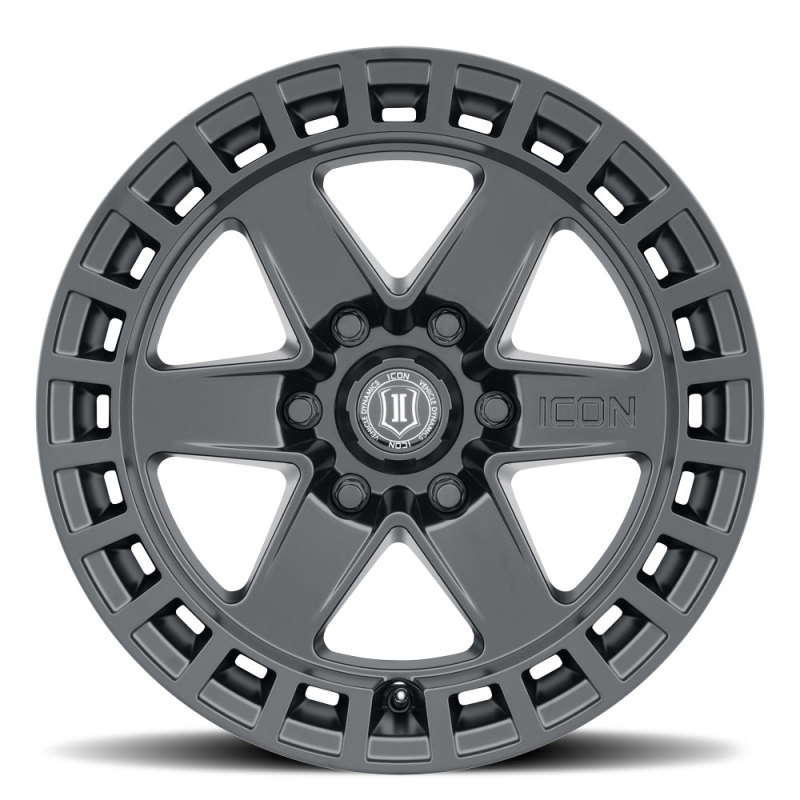 ICON Alloys | Raider 17X8.5 ET0 - Satin Black