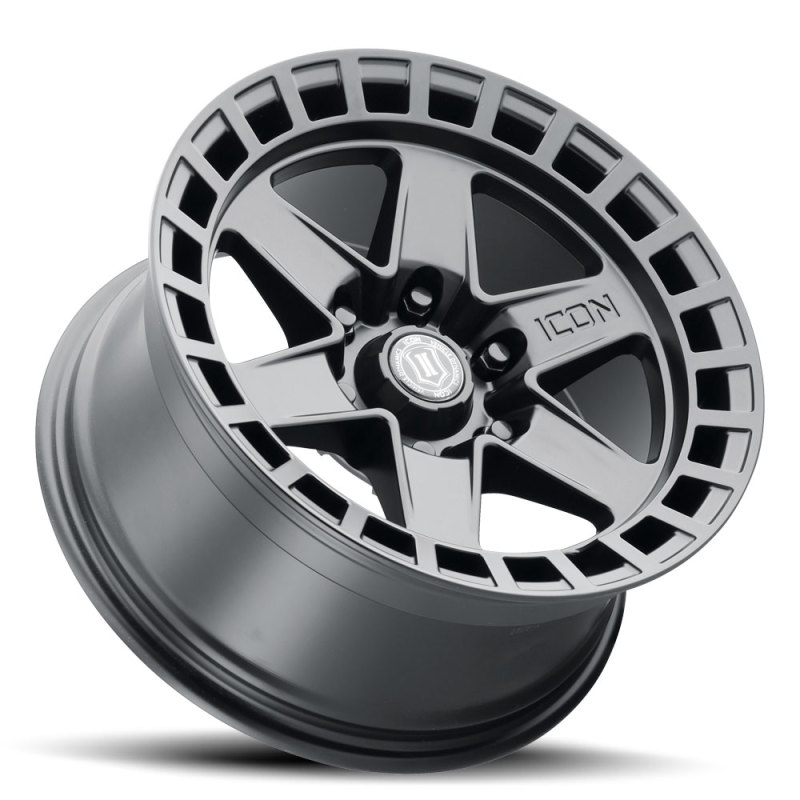 ICON Alloys | Raider 17X8.5 ET0 - Satin Black