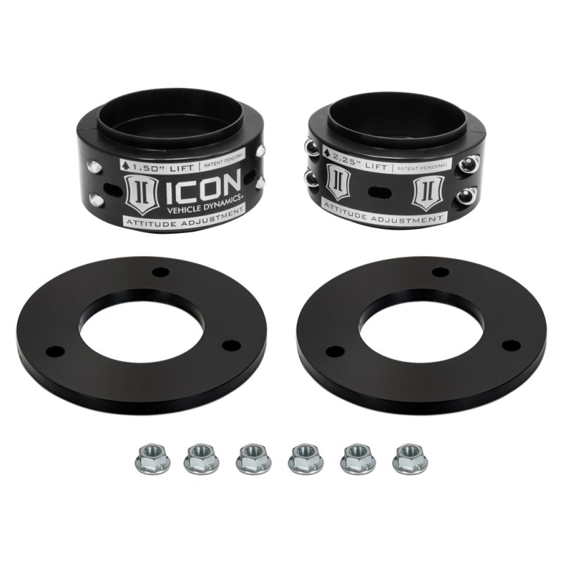 ICON Alloys | 17-20 Ford Raptor .5-2.25in Lift Adjustment Collar Front Leveling Kit