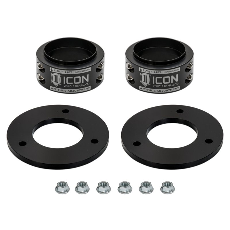 ICON Alloys | 21-23 Ford Raptor .5-2.5in Lift Adjustment Collar Front Leveling Kit