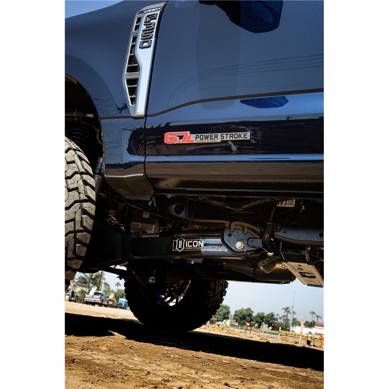 ICON Impact | 2023 Ford F-250/F-350 Super Duty 4WD Diesel, 2.5in Lift, Stage 5 Suspension System w/ Radius Arms