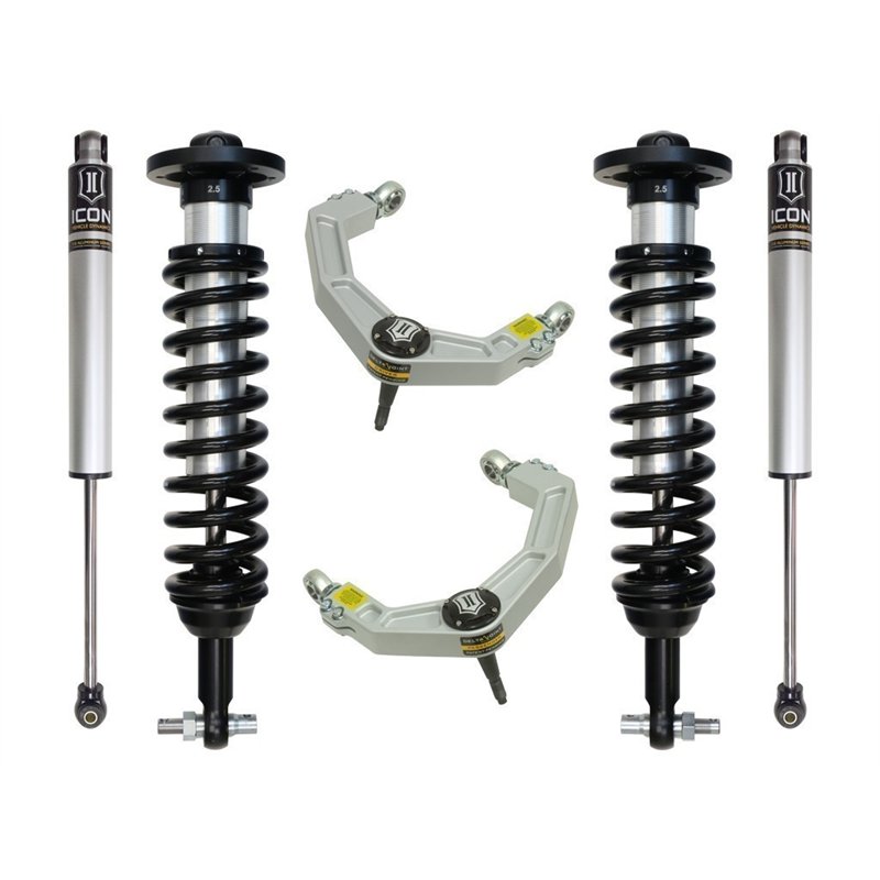 ICON Impact | 2015-2020 Ford F150 2WD, 0-3in Lift, Stage 2 Suspension System, Billet UCA