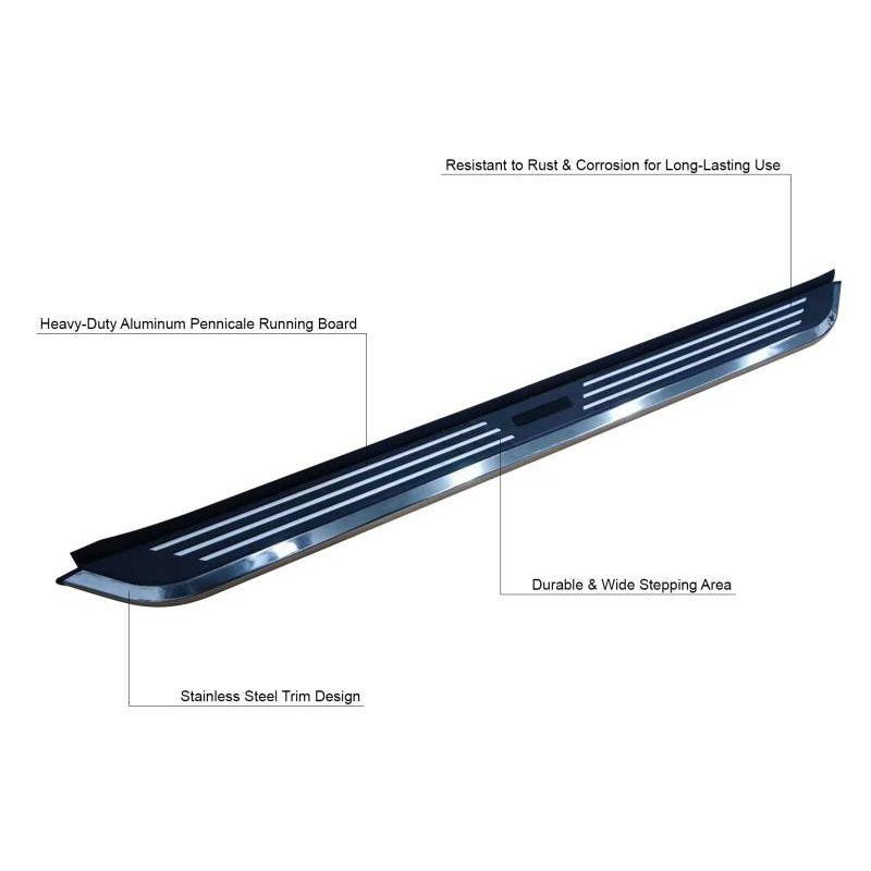 Black Horse Offroad | Running Board - RAV4 2.4L / 2.5L / 3.5L 2006-2018
