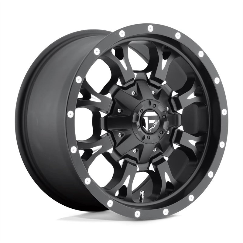 Fuel Off-Road | D517 KRANK 17x9.0 ET1 - MATTE BLACK MILLED
