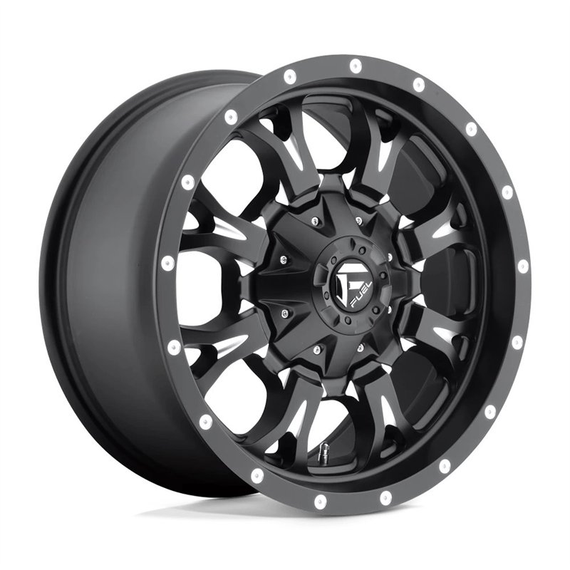 Fuel Off-Road | D517 KRANK 18x9.0 ET1 - MATTE BLACK MILLED
