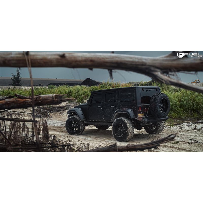 Fuel Off-Road | D517 KRANK 18x9.0 ET1 - MATTE BLACK MILLED