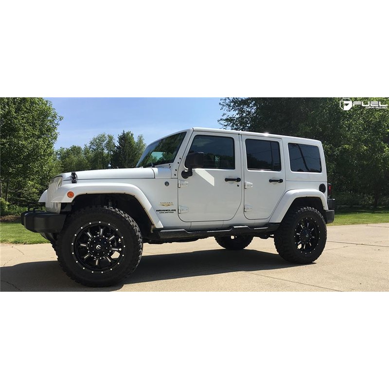 Fuel Off-Road | D517 KRANK 18x9.0 ET1 - MATTE BLACK MILLED