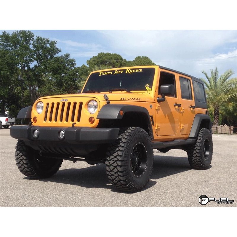 Fuel Off-Road | D517 KRANK 18x9.0 ET1 - MATTE BLACK MILLED