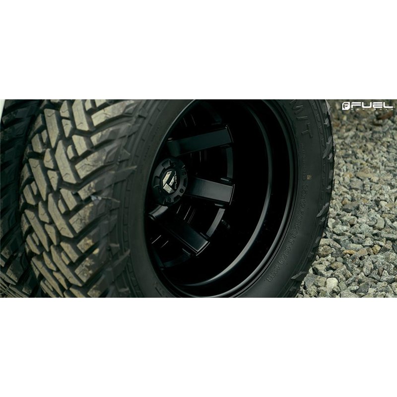 Fuel Off-Road | D538 MAVERICK 24x8.25 ET-176 - MATTE BLACK MILLED