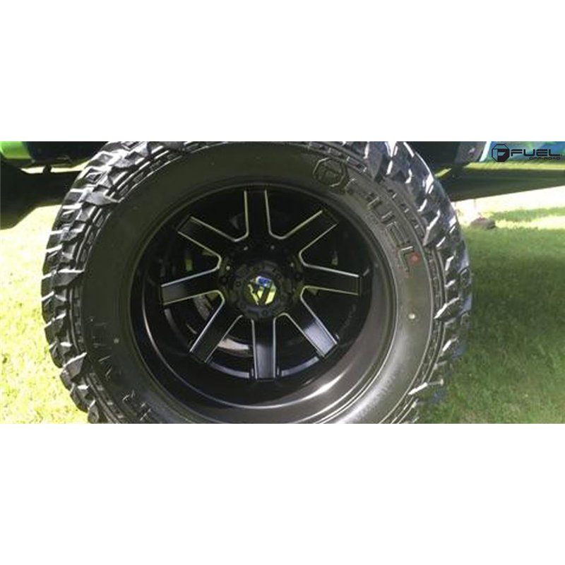 Fuel Off-Road | D538 MAVERICK 24x8.25 ET-176 - MATTE BLACK MILLED
