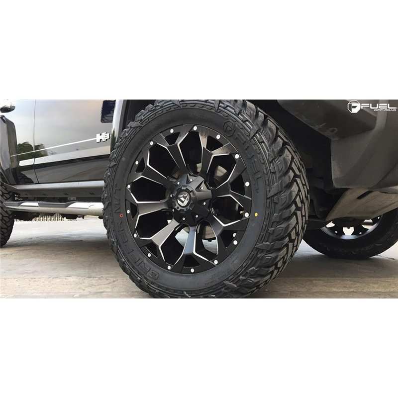 Fuel Off-Road | D546 ASSAULT 20x9.0 ET7 - MATTE BLACK MILLED