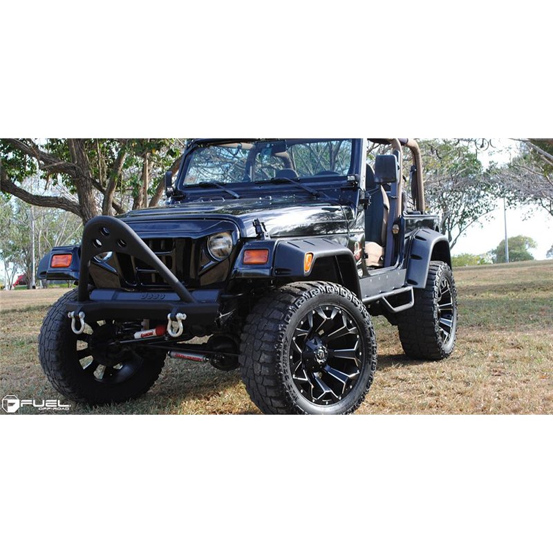 Fuel Off-Road | D546 ASSAULT 20x9.0 ET7 - MATTE BLACK MILLED