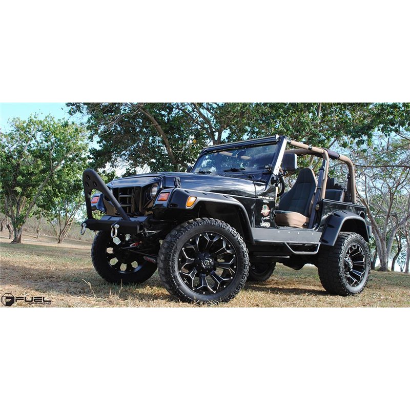 Fuel Off-Road | D546 ASSAULT 20x9.0 ET7 - MATTE BLACK MILLED