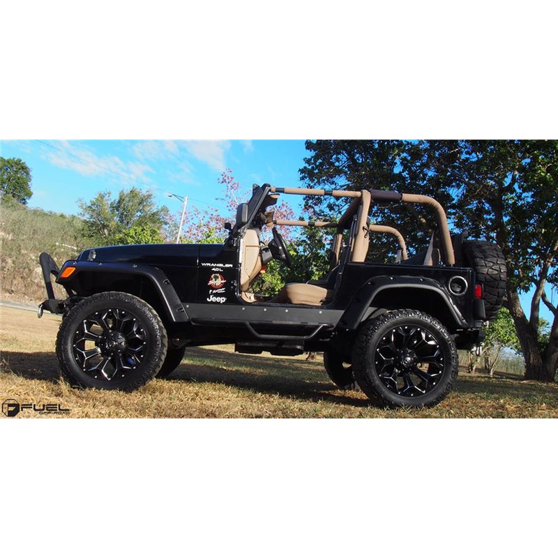 Fuel Off-Road | D546 ASSAULT 20x9.0 ET7 - MATTE BLACK MILLED
