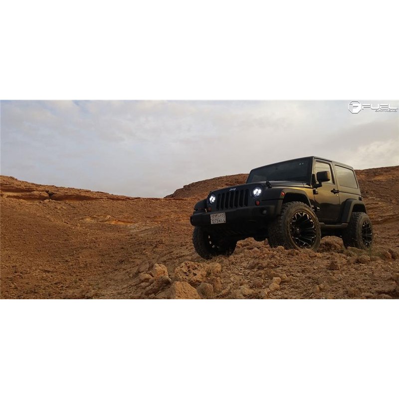 Fuel Off-Road | D546 ASSAULT 20x9.0 ET7 - MATTE BLACK MILLED