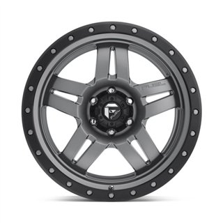 Fuel Off-Road | D558 ANZA 20x9.0 ET19 - MATTE GUN METAL BLACK BEAD RING