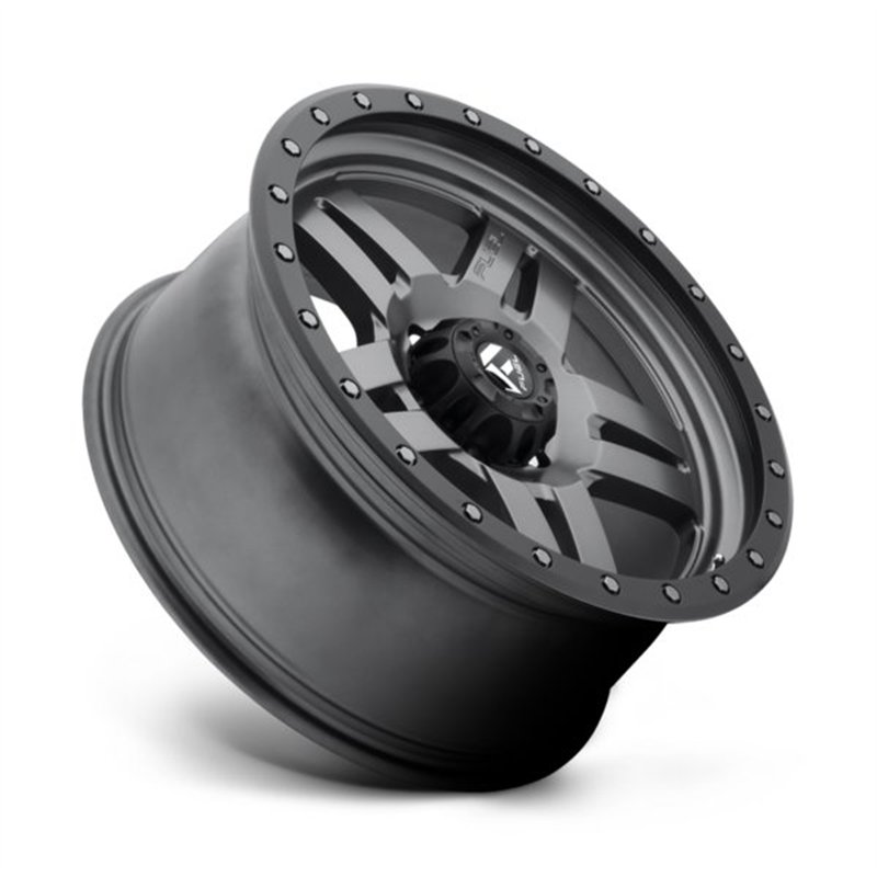 Fuel Off-Road | D558 ANZA 20x9.0 ET19 - MATTE GUN METAL BLACK BEAD RING