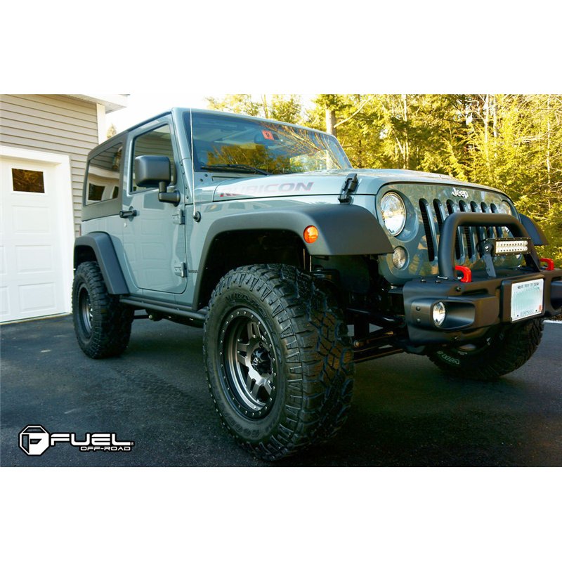 Fuel Off-Road | D558 ANZA 20x9.0 ET19 - MATTE GUN METAL BLACK BEAD RING