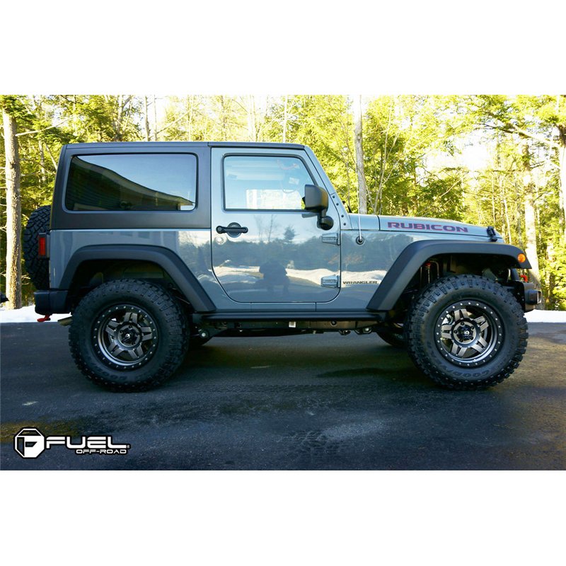 Fuel Off-Road | D558 ANZA 20x9.0 ET19 - MATTE GUN METAL BLACK BEAD RING