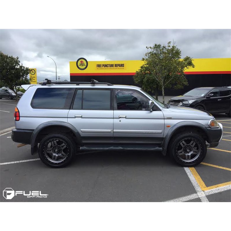 Fuel Off-Road | D558 ANZA 20x9.0 ET19 - MATTE GUN METAL BLACK BEAD RING