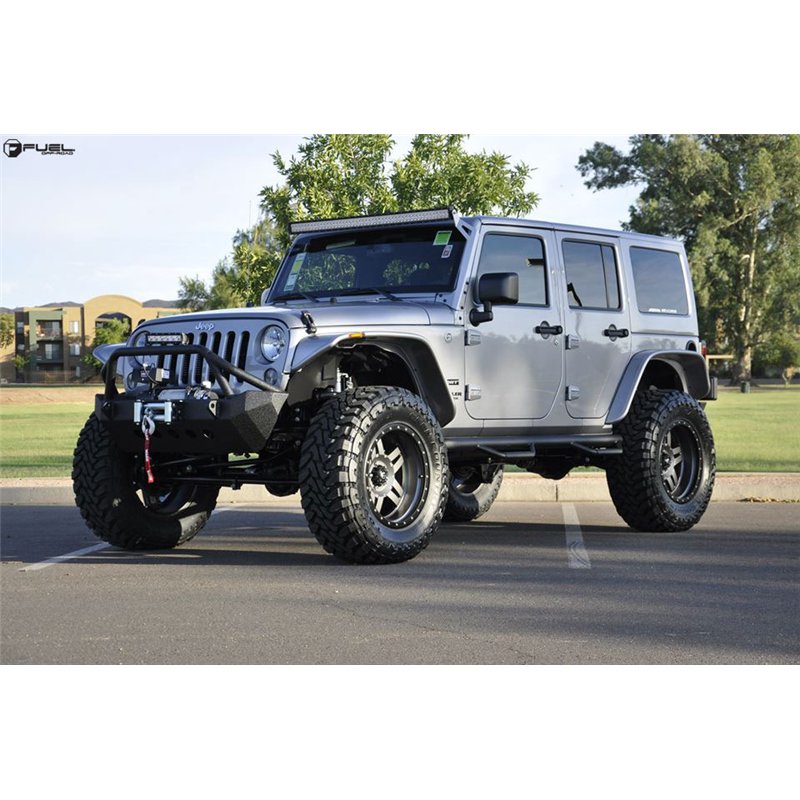 Fuel Off-Road | D558 ANZA 20x9.0 ET19 - MATTE GUN METAL BLACK BEAD RING