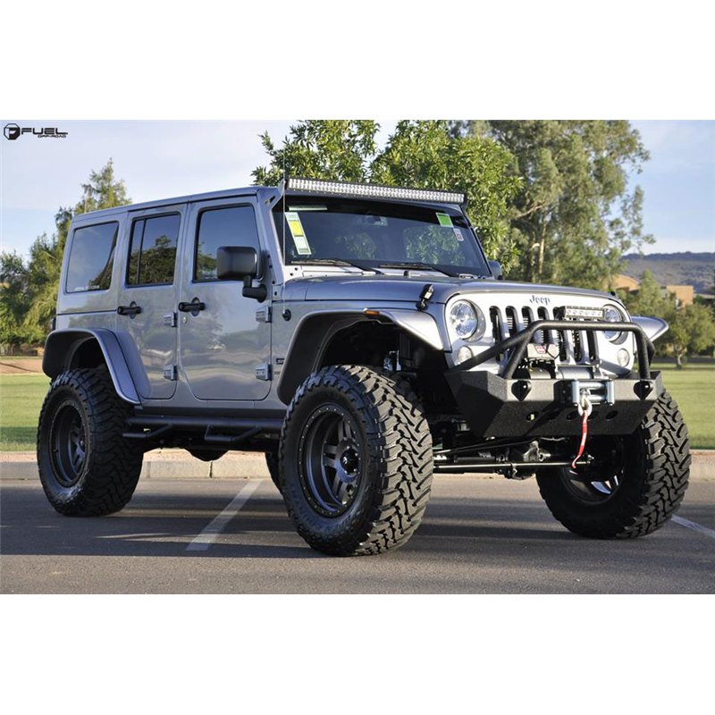 Fuel Off-Road | D558 ANZA 20x9.0 ET19 - MATTE GUN METAL BLACK BEAD RING